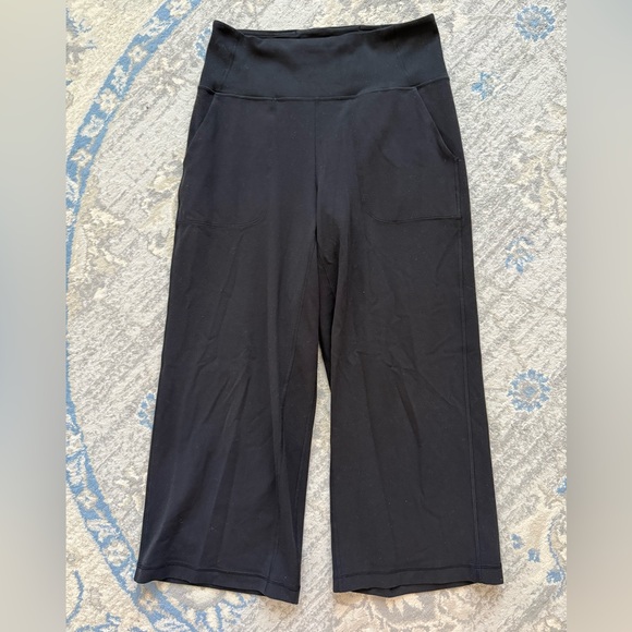 Lululemon Align Wide Leg Crop 23" Black - Picture 6 of 11